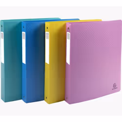 Exacompta 51790E, A4, Polypropylène (PP), Bleu, Fuchsia, Turquoise, Jaune, 275 feuilles, France, 320 mm
