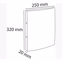 Exacompta 54191E classeur à anneaux A4 Noir