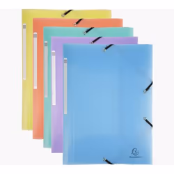 Exacompta 55170E, Album de présentation, A4, Polypropylène (PP), Couleurs assorties, Bleu, Corail, Vert, Mauve, Jaune, Paysag ...