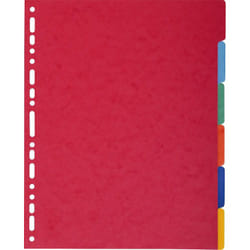 Exacompta 2606E intercalaire Carton Multicolore 6 pièce(s)