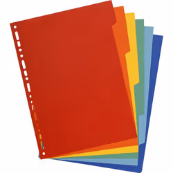 Exacompta 2606E intercalaire Carton Multicolore 6 pièce(s)