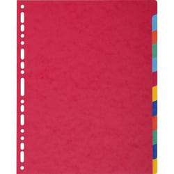 Exacompta 2612E intercalaire Carton Multicolore 12 pièce(s)