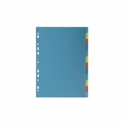 Exacompta 2712E, Multicolore, Polypropylène (PP), A4, 225 mm, 297 mm, 12 pièce(s)