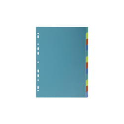 Exacompta 2712E intercalaire Polypropylène (PP) Multicolore 12 pièce(s)