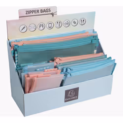 Exacompta 37110E portefeuille, étui pour cartes, support de documents de voyage Couleurs assorties EVA (Acétate de vinyle d'éthylène), Polypropylène (PP)