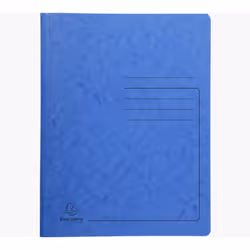Exacompta 240222E, Porte-documents, A4, Carton comprimé, Bleu, Portrait, 300 feuilles