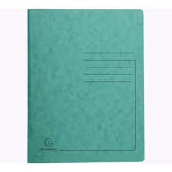 Exacompta 240223E, Porte-documents, A4, Carton comprimé, Vert, Portrait, 300 feuilles