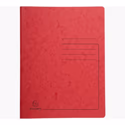 Exacompta 240225E, Porte-documents, A4, Carton comprimé, Rouge, Portrait, 300 feuilles