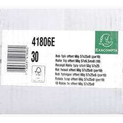 Exacompta 41806E papier thermique