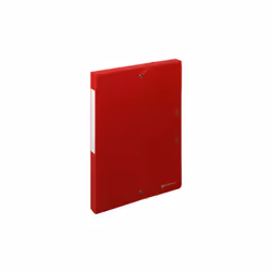 Exacompta Boite de classement Dos 25mm Carte lustrée Scotten, Carton, Rouge, A4, Portrait, Papier, 2,5 cm