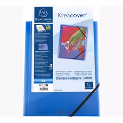 Exacompta 55182E fichier Polypropylène (PP) Bleu A4