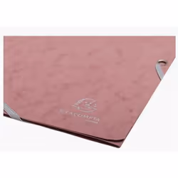 Exacompta Chemise à élastiques 3 rabats carte lustrée 400g/m2 skandi - couleurs assorties - nouveauté