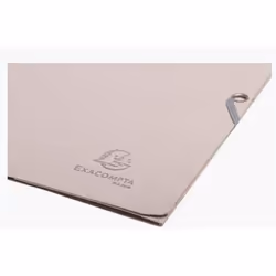 Exacompta Chemise à élastiques 3 rabats carte lustrée 400g/m2 skandi - couleurs assorties - nouveauté