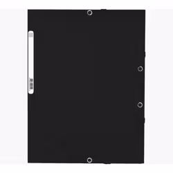 Exacompta 55301E, Porte-documents, A4, Carton, Noir, 355 g/m², 240 mm