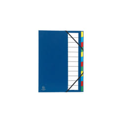 Exacompta 55342E intercalaire de classement Bleu