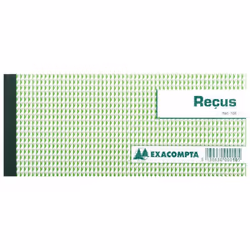 Lot de 10 Carnets à souche Reçus 90 x 130 mm 50 feuillets