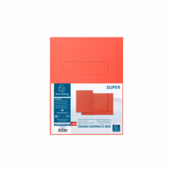 Exacompta 335008E fichier Carton Rouge A4