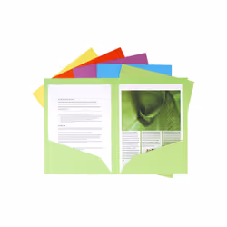 Exacompta 415000E, Porte-documents, A4, Carton, Multicolore, 210 g/m², 240 mm