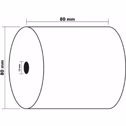 Exacompta Bobines Thermiques - Lot de 10