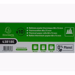 Exacompta 43818E papier thermique