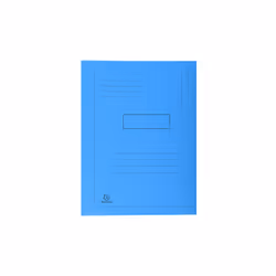 Exacompta 445006E, Porte-documents, A4, Carton, Bleu, 290 g/m², 240 mm