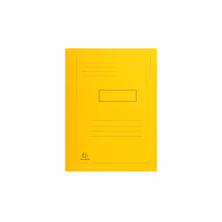 Exacompta 445009E, Porte-documents, A4, Carton, Jaune, 290 g/m², 240 mm