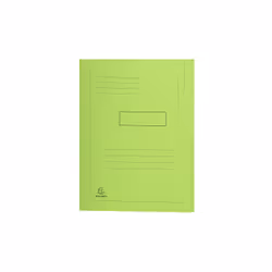 Exacompta 445013E, Porte-documents, A4, Carton, Vert, 290 g/m², 240 mm