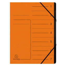 Exacompta 540704E fichier Carton Orange A4
