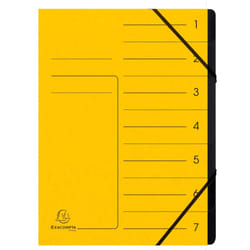 Exacompta 540709E fichier Carton Jaune A4