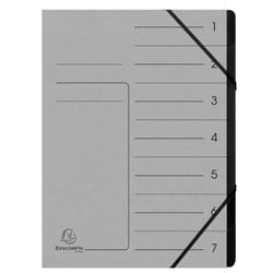 Exacompta 540711E fichier Carton Gris A4