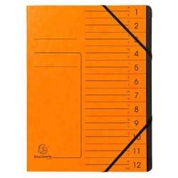 Exacompta 541204E fichier Carton Orange A4