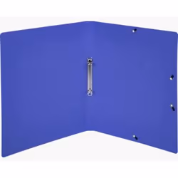 Exacompta Classeur 2 anneaux 15mm carte lustrée imprimée - A4 - Bleu