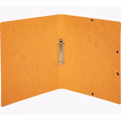 Exacompta Classeur 2 anneaux 15mm carte lustrée imprimée - A4 - Orange