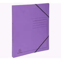 Exacompta 542558E, A4, Anneau rond, Rangement, Violet, Violet, 140 feuilles