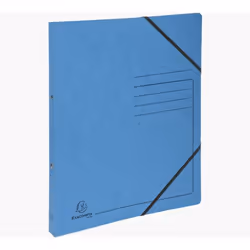 Exacompta 542562E, A4, Anneau rond, Rangement, Bleu, Bleu, 140 feuilles