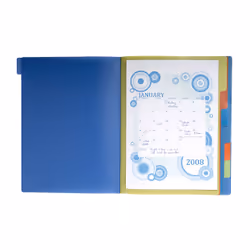 Exacompta 552572E intercalaire de classement Polypropylène (PP) Bleu