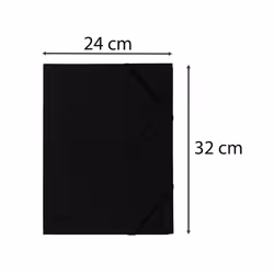 Exacompta 555411E fichier Carton Noir A4