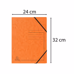 Exacompta 555414E fichier Carton Orange A4