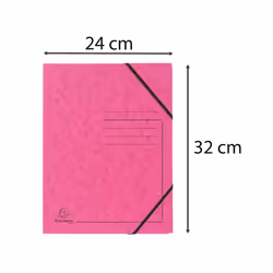 Exacompta 555420E fichier Carton Rose A4