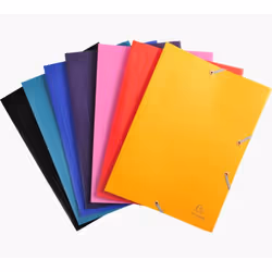 Exacompta 559000E, Porte-documents, A4, Polypropylène (PP), Multicolore, 240 mm, 320 mm