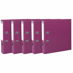 Exacompta Prem'Touch, A4, Anneau en D, Rangement, Carton, Polypropylène (PP), Fuchsia, 600 feuilles