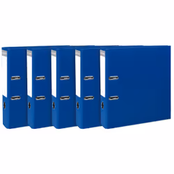 Exacompta Prem'Touch, A4, Anneau en D, Rangement, Carton, Polypropylène (PP), Bleu, 600 feuilles