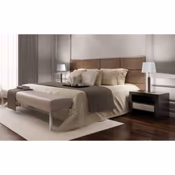 ALUMINOR QUATRO UP LT, Tissu, Acier, Bois, Chambre à coucher, France, E27, 1 ampoule(s), 40 W