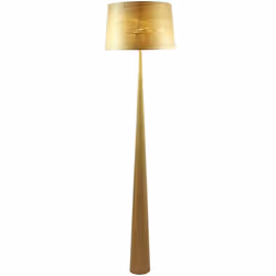 Lampadaire design Totem ls bois lampadaire design en bois Totalement dans le vent ce lampadaire de forme conique apportera mo ...