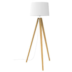 ALUMINOR ESSENCE LS éclairage au sol E27 40 W Blanc, Bois