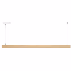 Suspension LED Linha Aluminor Boite à design vous propose un éclairage minimaliste et chaleureux. La suspension Linha en bois ...