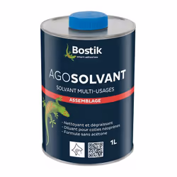 Description générale Ce solvant Agosolvant de Bostik est un produit polyvalent conçu pour le nettoyage et la dilution des col ...