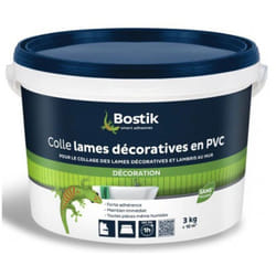 Colle pour mur spécial lames décoratives pvc Conditionnement: 3KG - Bostik
