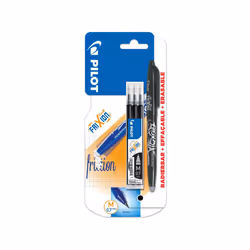 Pilot FriXion Ball, Stylo à bille, Multicolore, Noir, Plastique recyclé, Plastique, 0,7 mm, 0,35 mm