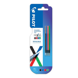 4 recharges pour Stylo 4 Couleurs PILOT FriXion Ball encre bleue noire rouge verte pointe fine